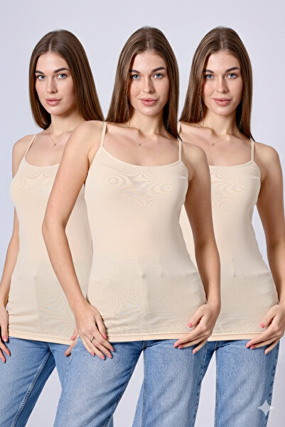 EcoFit Women's Straped Lycra T-Shirt 3-Piece Economic Pack