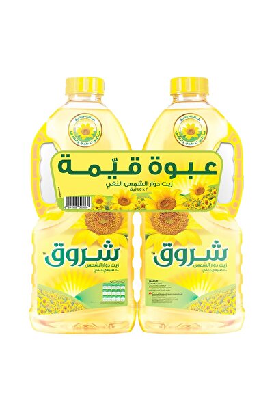 Shurooq Pure Sunflower Oil Value Pack 2 x 1.5 Litres