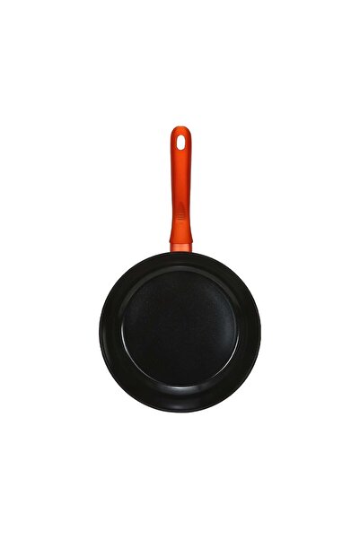Chefline Induction Base Ceramic Natural Coating Fry Pan, 28 cm, Red, DZJ28