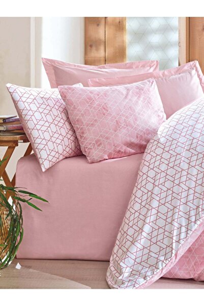 Cotton Box Rose Quartz Bed Linen Set