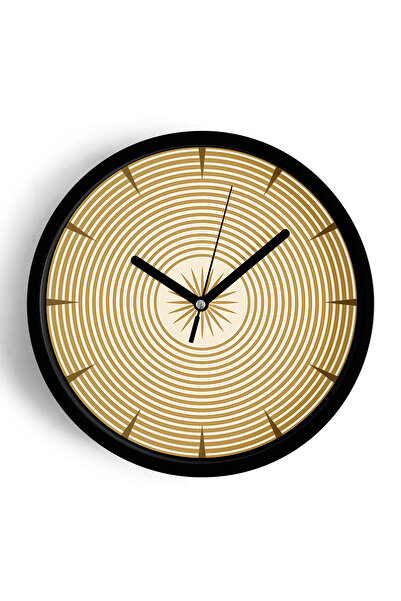 JHAAR Ceas de perete modern cu tematică geometrică abstractă - 42 cm - Carcas...