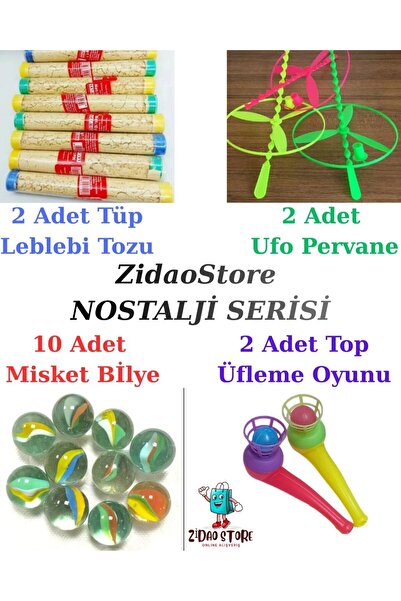 Emrah Gültekin ZidaoStore Nostalji 1 Serisi Mini Tüp Leblebi Tozu Ufo Pervane...
