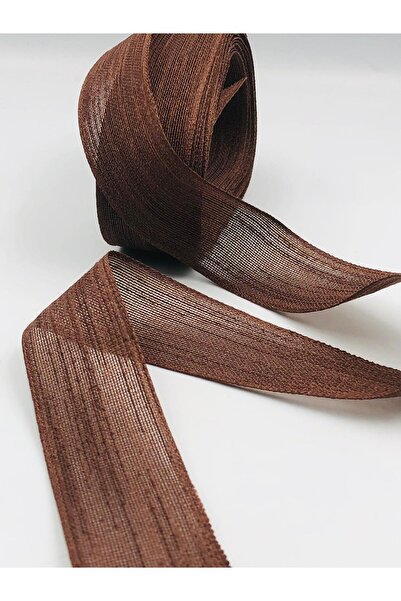 DUCK HOBY Panglică de in 5 mt Nopeli 25 mm Boj, Decorare, Mitra, Mireasa, Log...