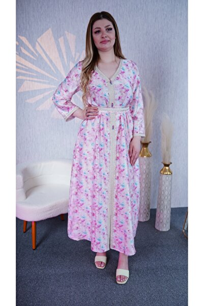 Lyaly aljlabyh Luxury Emerald Mukhwar - Emirati silk with back waist tie (Eme...