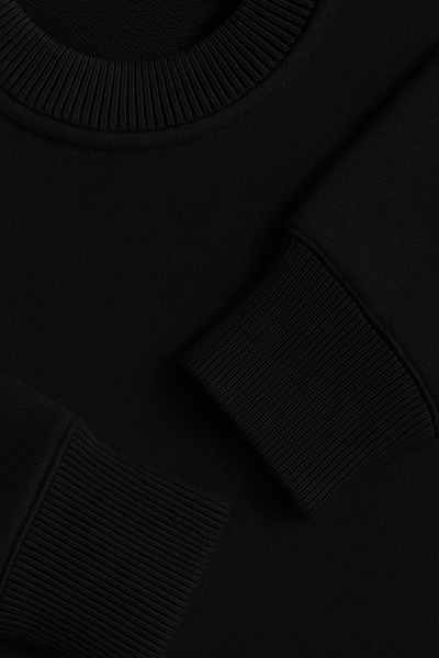 fasardi Oversize Fit Long Sleeve 3 Thread Basic Unisex Children's Sweatshirt Without Embroidery