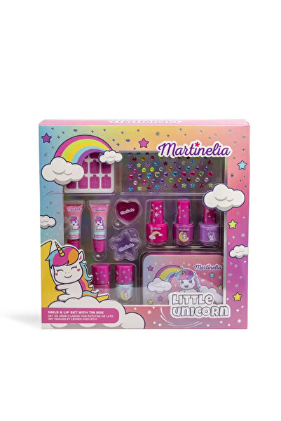 Little Unicorn Martinelia Unicorn Lip & Nail Set with Metal Box