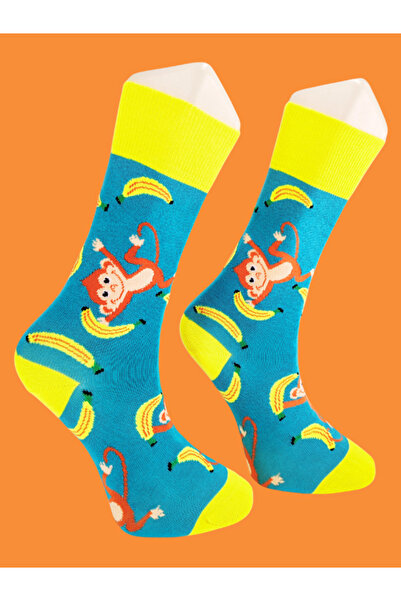 Shuttle Park Special Series Happy Colorful Monkey Patterned Socks Fun Comfortable Stylish Design Style Socks