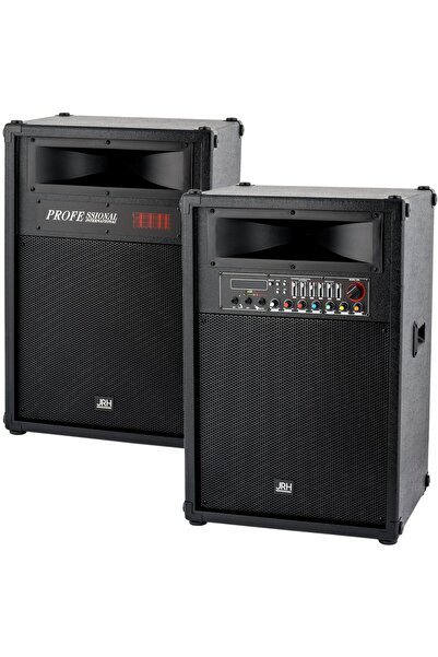 OEM JRH 2035 professional speaker set, 13 equalizers, microphone and remote control