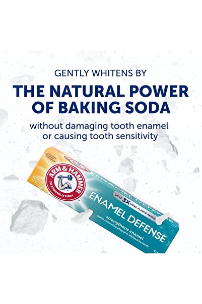 Arm&Hammer ARM & HAMMER Bright & Strong Truly Radiant Toothpaste, Crisp Mint 4.3 oz (Pack of 5)