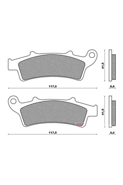 WM Plăcuțe de frână pentru scuter Aprilia 4T 125-150cc