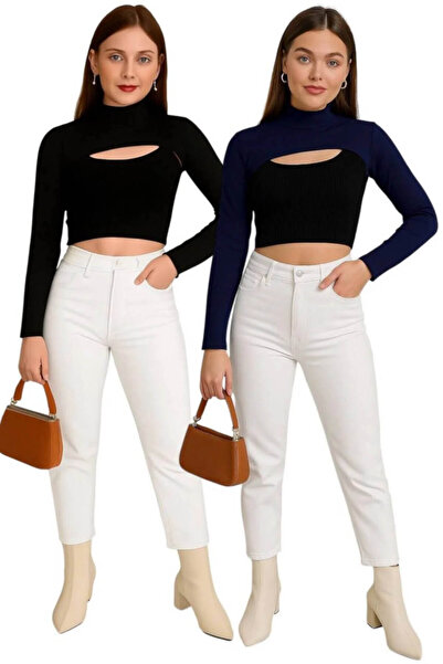 İSTANBULSTYLEMODA Μανίκια με κολάρο 2 τεμαχίων BYK090925