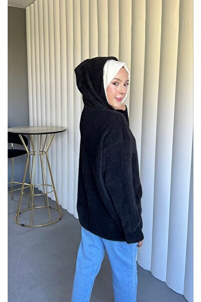 Queensland Women's Oversize Hooded Long Sleeve Knitwear Cardigan