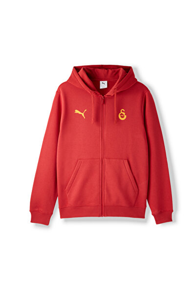 GSStore Galatasaray Puma Fermuarlı Kapüşonlu Sweatshirt 78291001