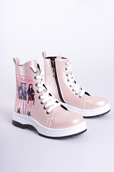 KATEYLER Μπότες για κορίτσια με φερμουάρ, αντιολισθητική σόλα με ραμμένη σόλα