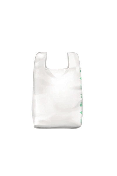 OEM Set of 500 White Bags 24x44 cm