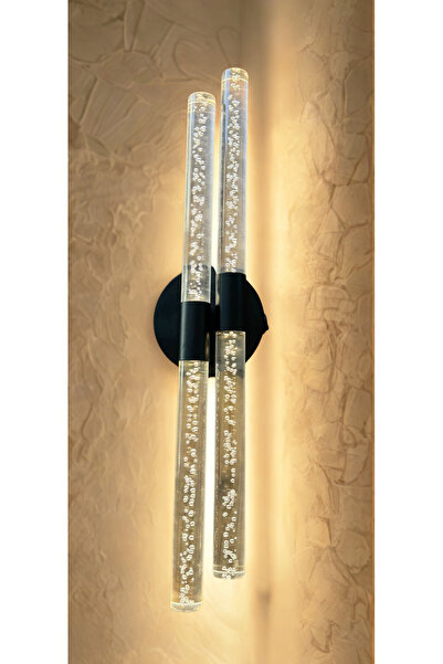 BACKHOME Bubblelight Dubble Şık Ve Zarif Modern Led Duvar Aplik Siyah Elektrikli