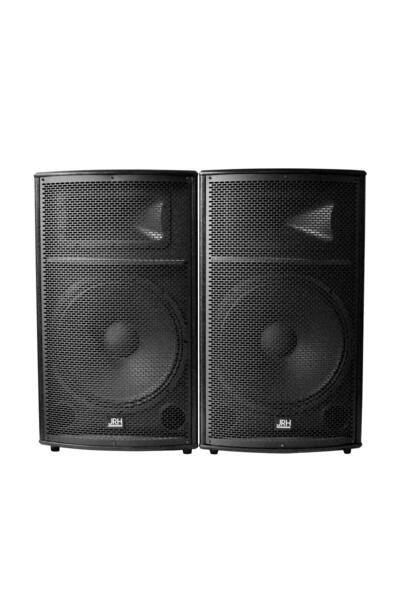 OEM Professional Active Speaker Set, JRH 2012DS, 600 W Power, 5 Band Graphic Equalizer, Wirel Microphones