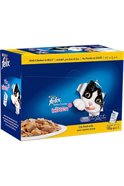 Filex Felix Wet Cat Food - Chicken (12 x 85 g)