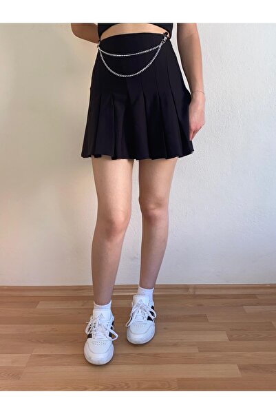 mamizya Women's Pleated Mini Skirt