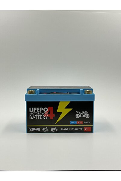 NowaPower 12V 6Ah Motorsiklet Aküsü LiFePO4 Lithium Akü (150*85*95)