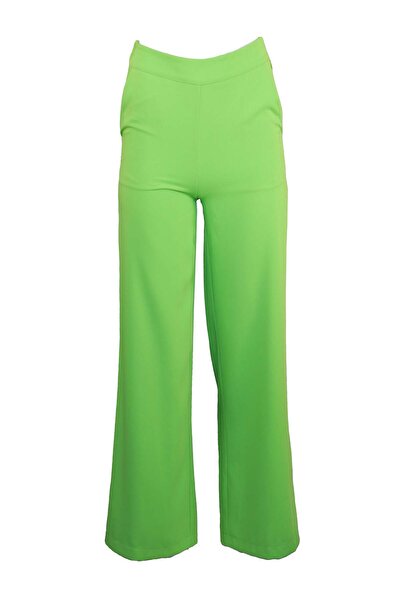 NASTY GAL Pantaloni Bethany Green - 32, Verde, 100% Poliester