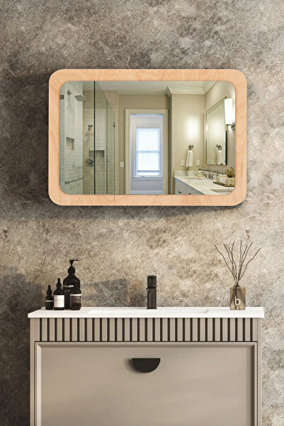 Trend Kitchen Belvano Modern Ahşap Çerçeveli Antre, Hol Koridor Salon Banyo D...