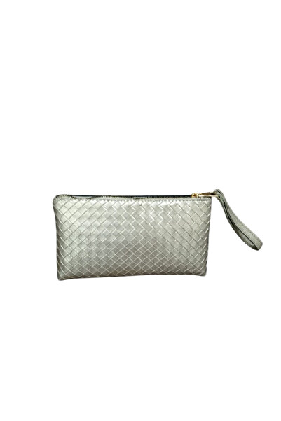 ZY BUTİK Gold Patterned Portfolio Wallet 23 X 13 cm