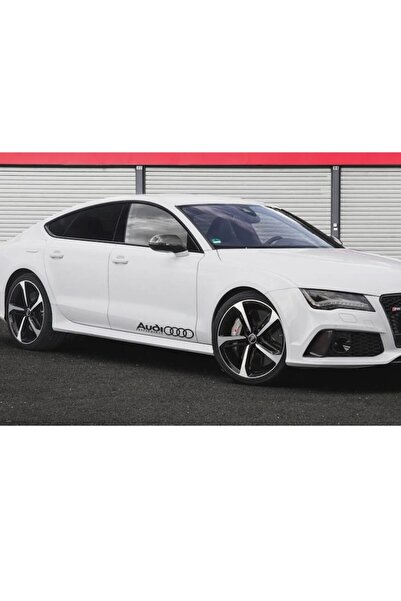 Oracal Set of 2 car tuning stickers for Audi RS, Audi Performance, durable, 40cm, red