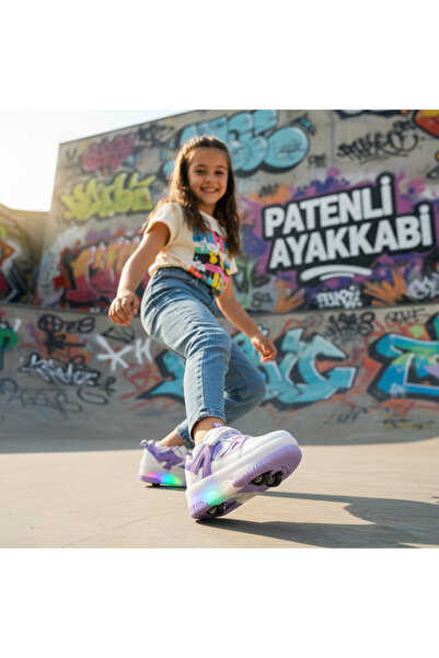 ROCKY YAZIN FAVORİSİ, ÇOCUKLAR İÇİN PATENLİ TEKERLEKLİ SPOR AYAKKABI/SNEAKERS