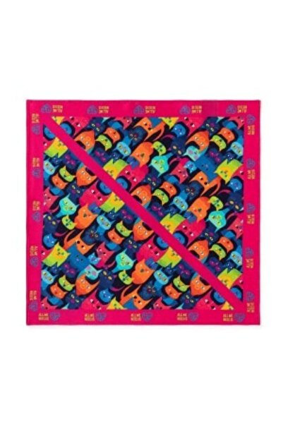 All We Need Is Pets Cats’n Power Pink Silk Bandana for Cats and Pet Lovers