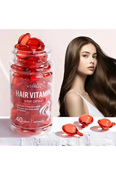 CEZI Ενυδατικό Λάδι Μαλλιών - 40 Κάψουλες Ορός Χωρίς Ξέβγαλμα με Έλαιο Αργκάν, Βιταμίνη C & E,