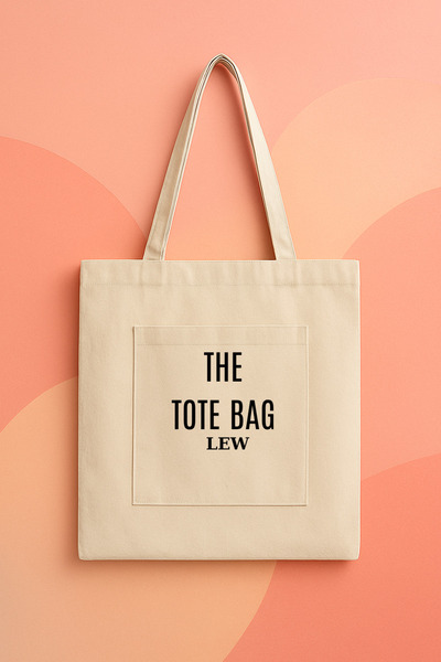 lewibafashion The Tote Bag LEW design Canvas Fabric Premium Print Geantă de u...