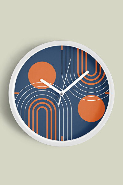 JHAAR Ceas de perete modern cu tematică abstractă - boemă - geometrică - 35 c...