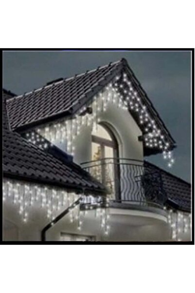 Miro Power 10 m Fringe Curtain Light (Cold White) with Flash