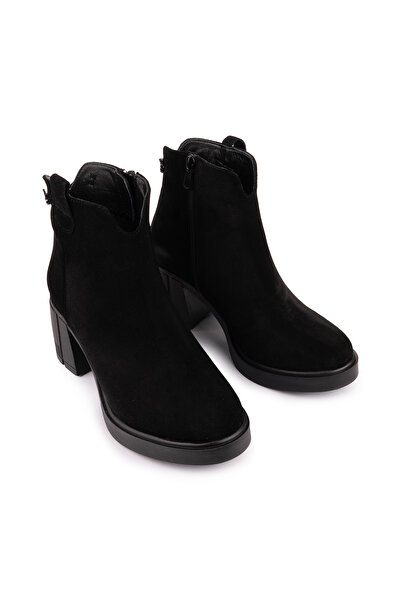 Emel Ayakkabı Hakiki Deri Modern Zincirli Rahat Termo taban Bot