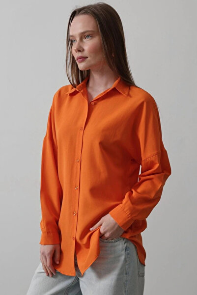 GENCULUS Long Sleeve Shirt Orange