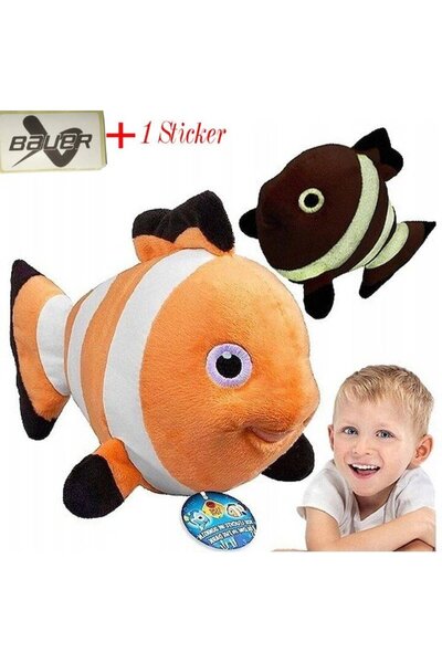 BAUER Plush toy, Glow in the Dark, Phosphorescent, Nemo 20CM, with sticker