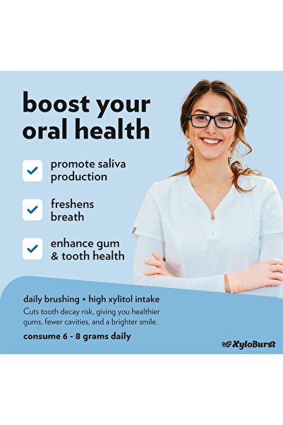 Generic Xyloburst, Xylitol Chewing Gum, Peppermint, 5.29oz (150 g), 100 Pieces