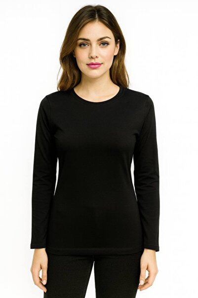 ALDAIYR Round Neck Women's Long Sleeve Lycra Body
