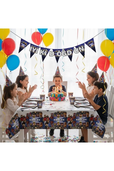 partylady Roblox Themed Party Set (Serves 8 + Decoration)