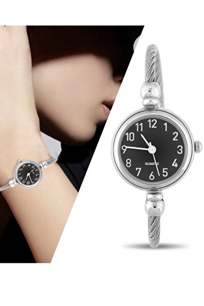 NovaTick Minimal Model Suitable for Thin Wrists Black Women's Wristwatch