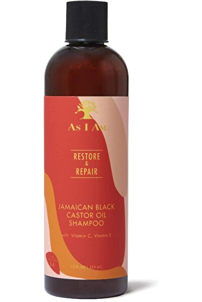 As I Am Jamaican Black Castor Oil Shampoo, 12 Oz.