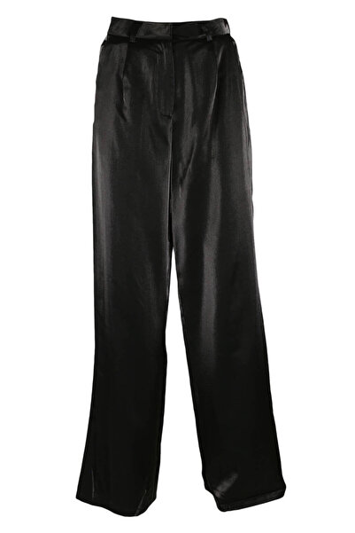 NASTY GAL Britney Black Pants - 38, Black, 100% Polyester