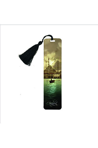 Sadrazam Peisajul Mării de la Constanța cu imprimeu Semne de carte 19cm x 5cm |   AG-Halic1