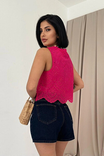 GENCULUS Fuchsia Ifer Kol Brode Bluz