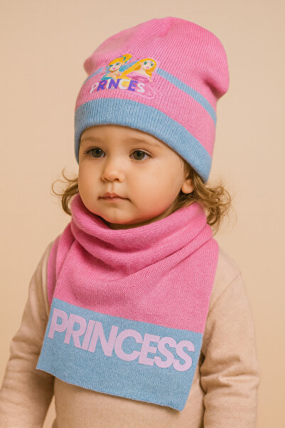 DİSNEY PRİNCESS Licensed hat and scarf set