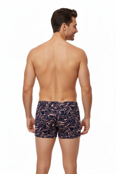 İki Yıldız Men's Stretch Fabric Print Patterned Boxer Bgl-St05009
