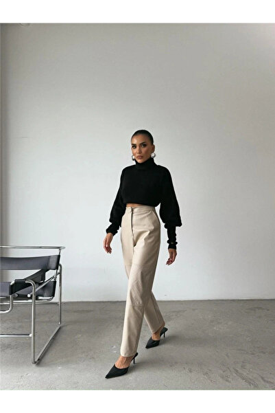 GENCULUS Leather Pantoon Knee Piece Stone