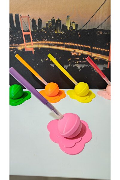 END Design Melted Lollipop Pen Holder |   5 Color Single Pen Stand |   Pla Eco-Friendly Design