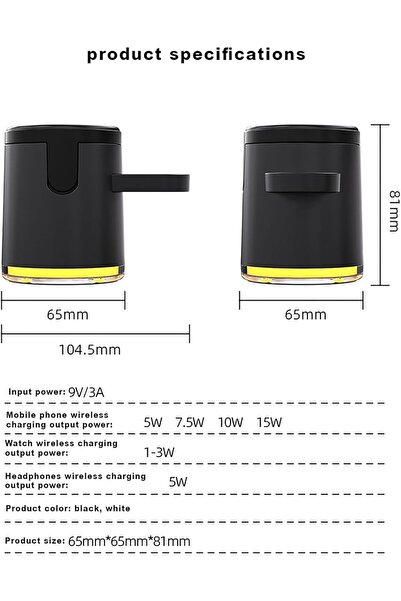 Generic C16 4 IN 1 MAGNETIC WIRELESS CHARGER